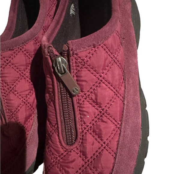 ❄️ Lands’ End slip-on shoe fleece lined Maroon Size 8.5 - Picture 6 of 15